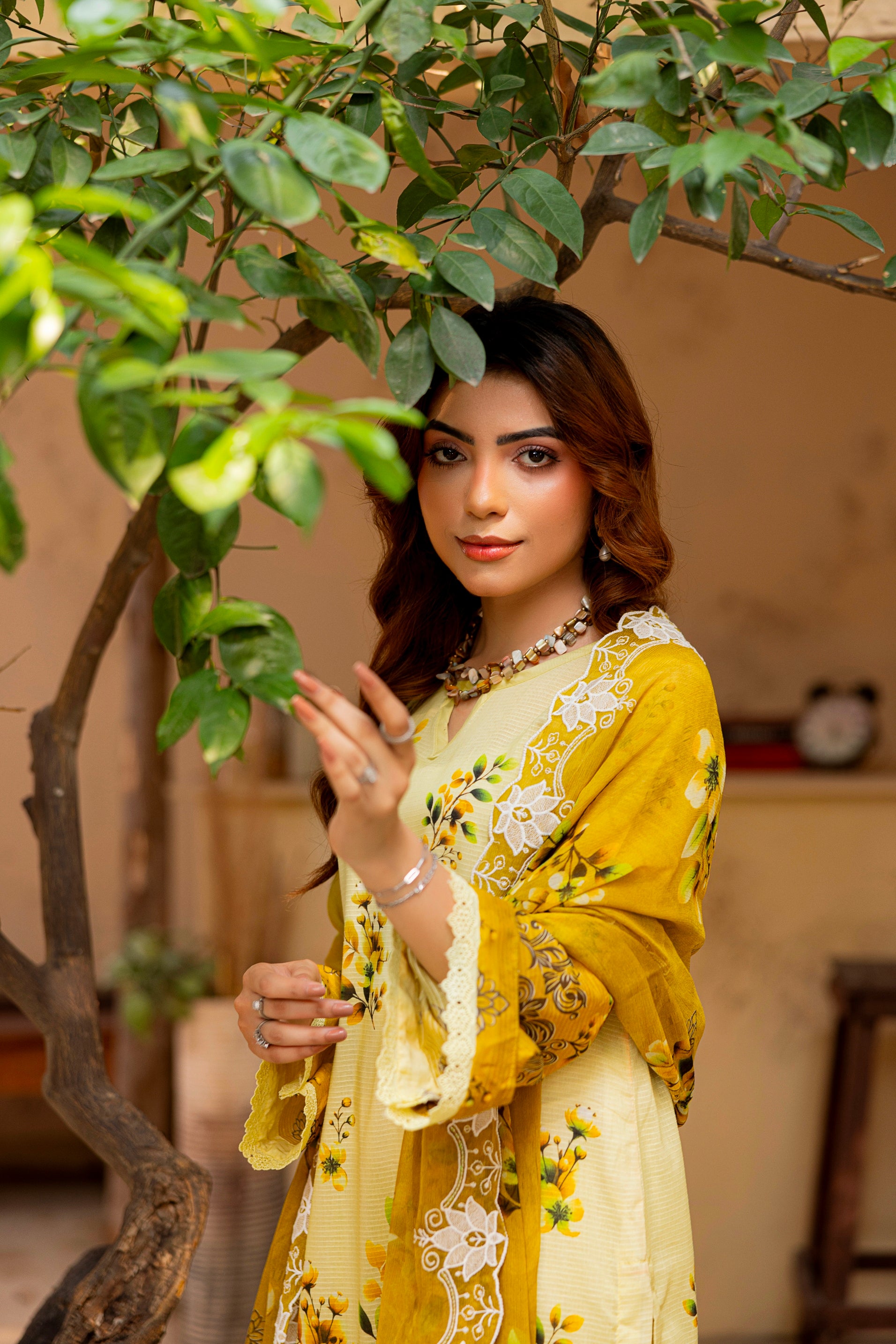 3 PIECE - EMBROIDERED UNSTITCHED LAWN SUIT