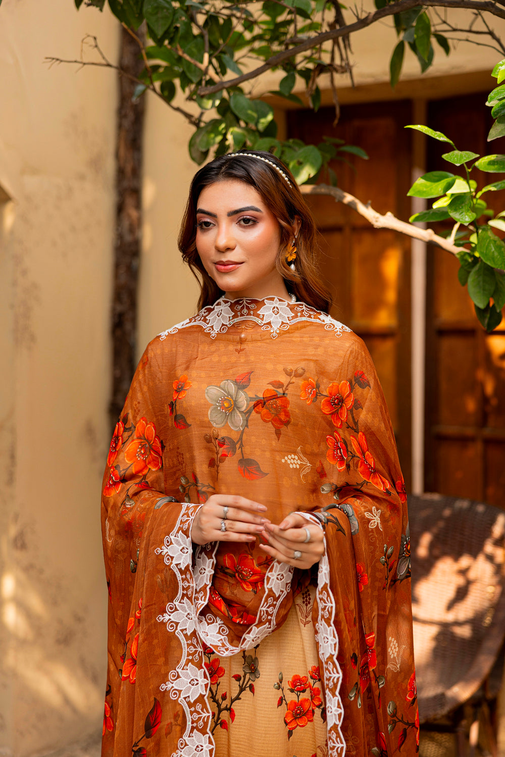 3 PIECE - EMBROIDERED UNSTITCHED LAWN SUIT