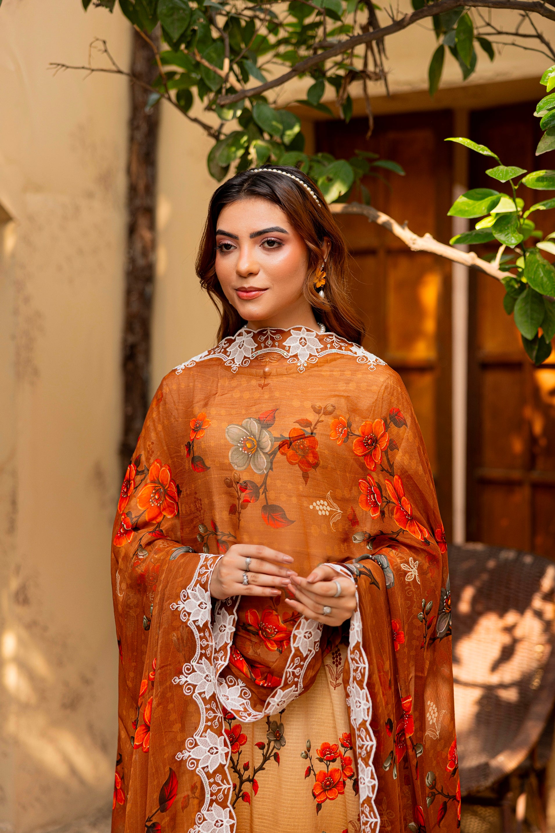 3 PIECE - EMBROIDERED UNSTITCHED LAWN SUIT