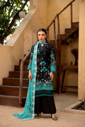 3 PIECE - EMBROIDERED UNSTITCHED LAWN SUIT