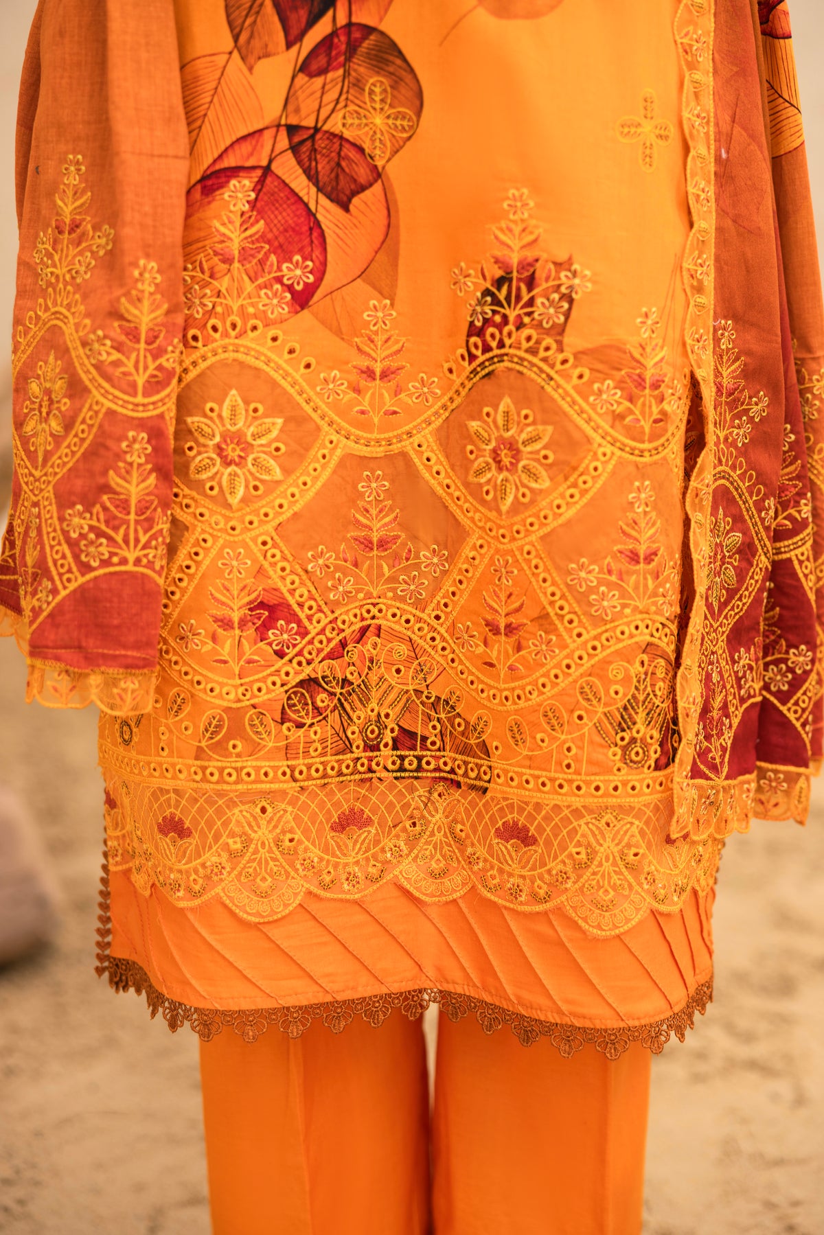BIN NAEEM Royal Embroidery Vol-02 | 3 Piece Unstitched Cambric Suit