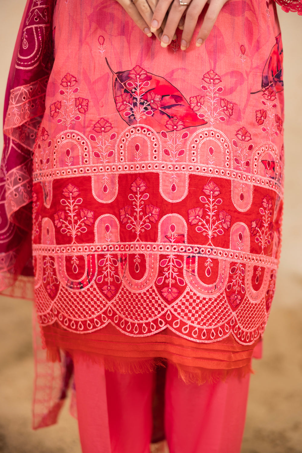 BIN NAEEM Royal Embroidery Vol-02 | 3 Piece Unstitched Cambric Suit