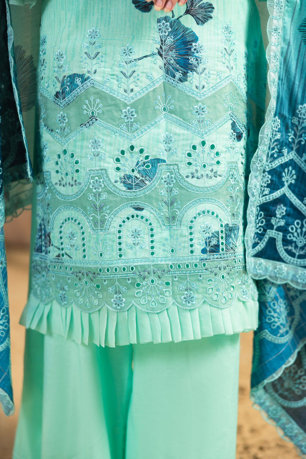 BIN NAEEM Royal Embroidery Vol-02 | 3 Piece Unstitched Cambric Suit