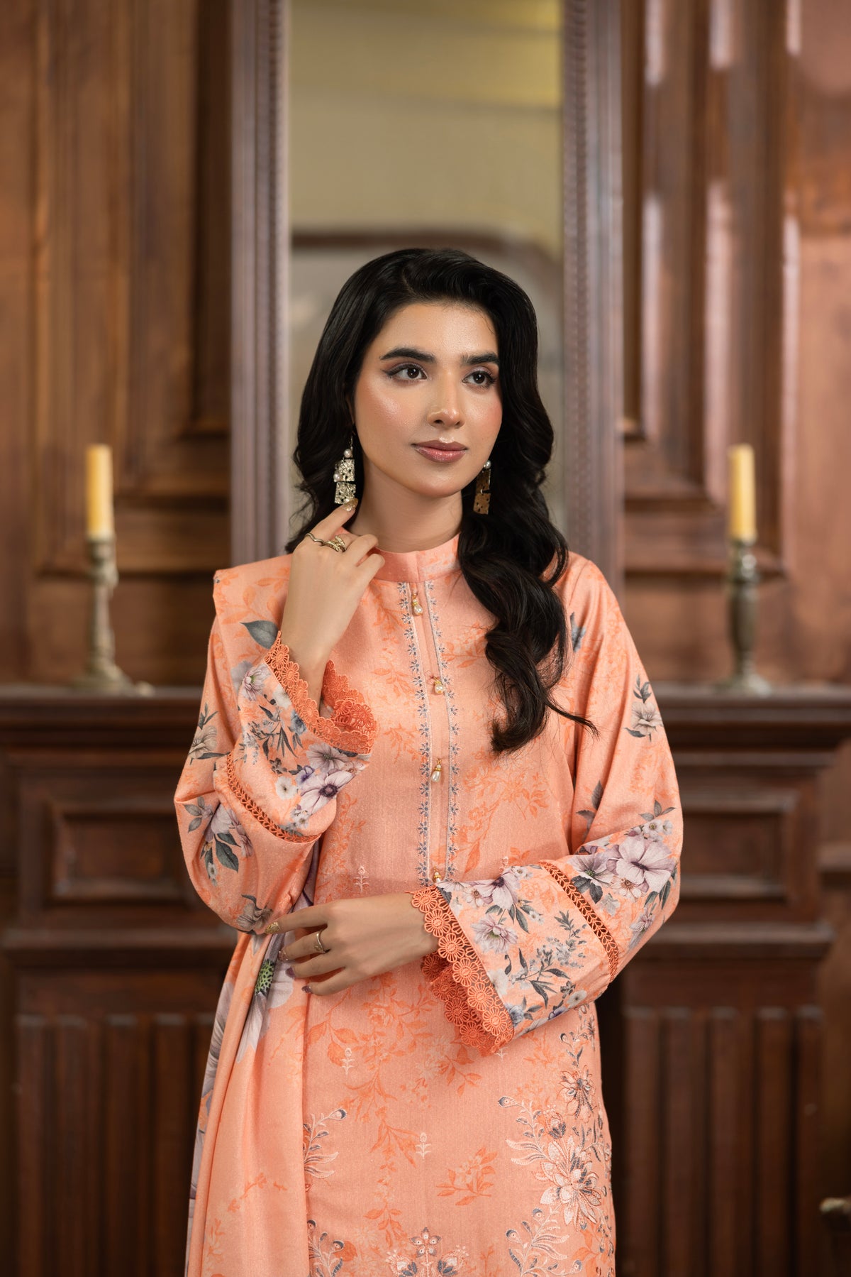 AZURA Karandi Embroidery Vol-05 | 3 Piece Unstitched Karandi Suit