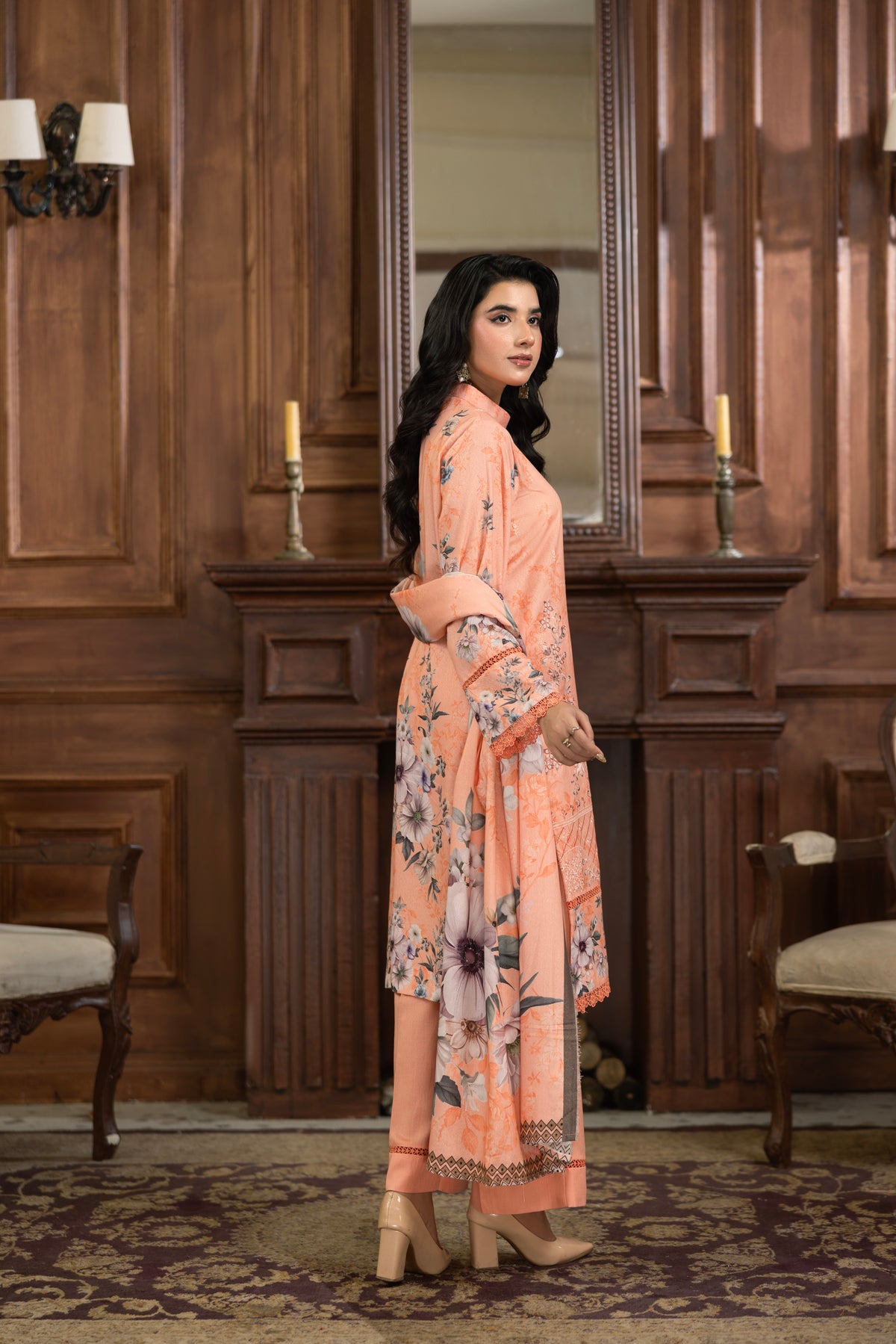 AZURA Karandi Embroidery Vol-05 | 3 Piece Unstitched Karandi Suit