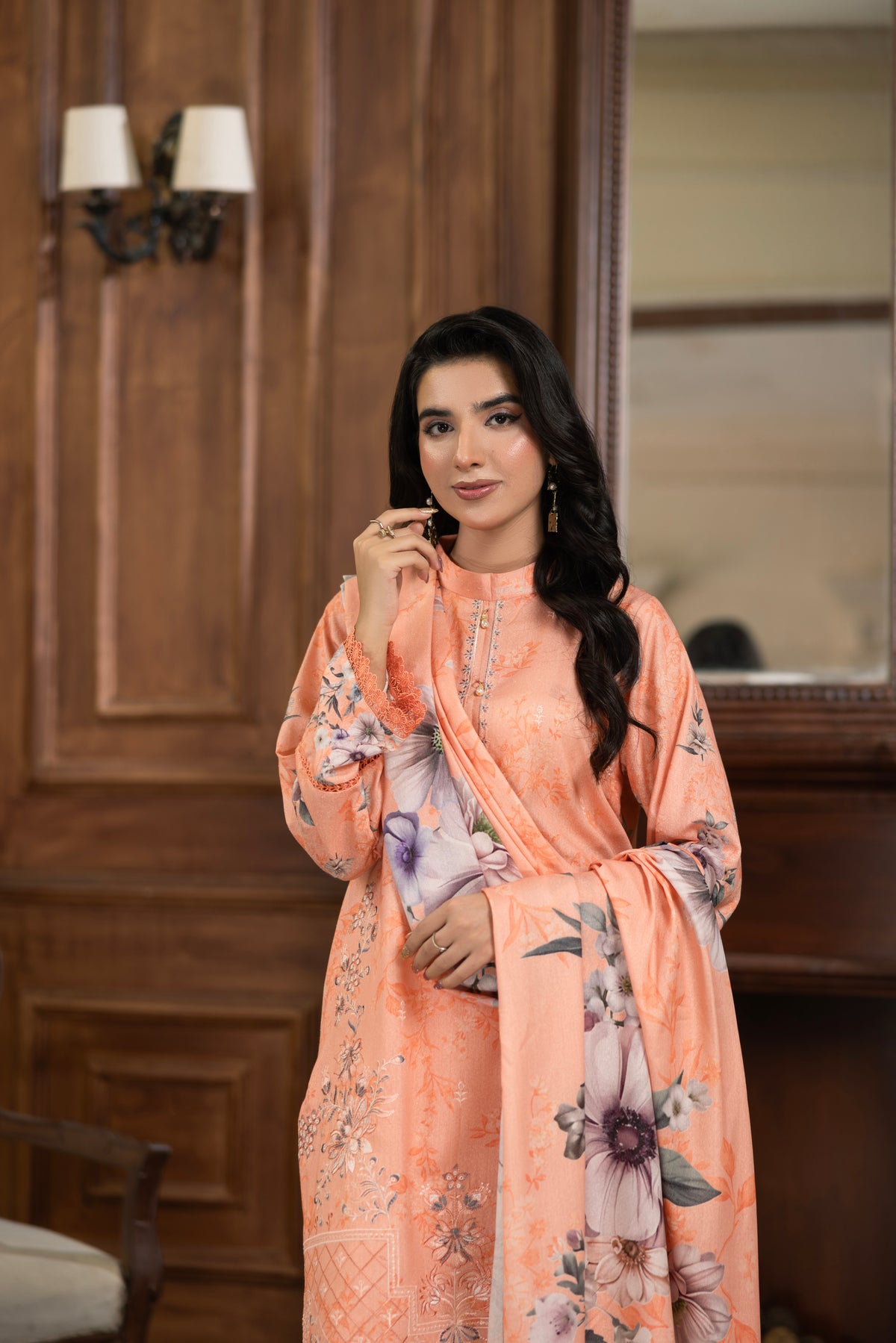 AZURA Karandi Embroidery Vol-05 | 3 Piece Unstitched Karandi Suit