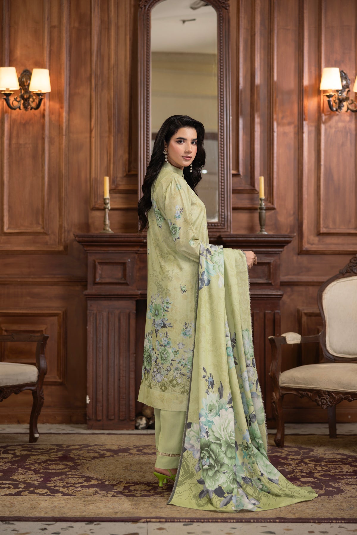 AZURA Karandi Embroidery Vol-05 | 3 Piece Unstitched Karandi Suit