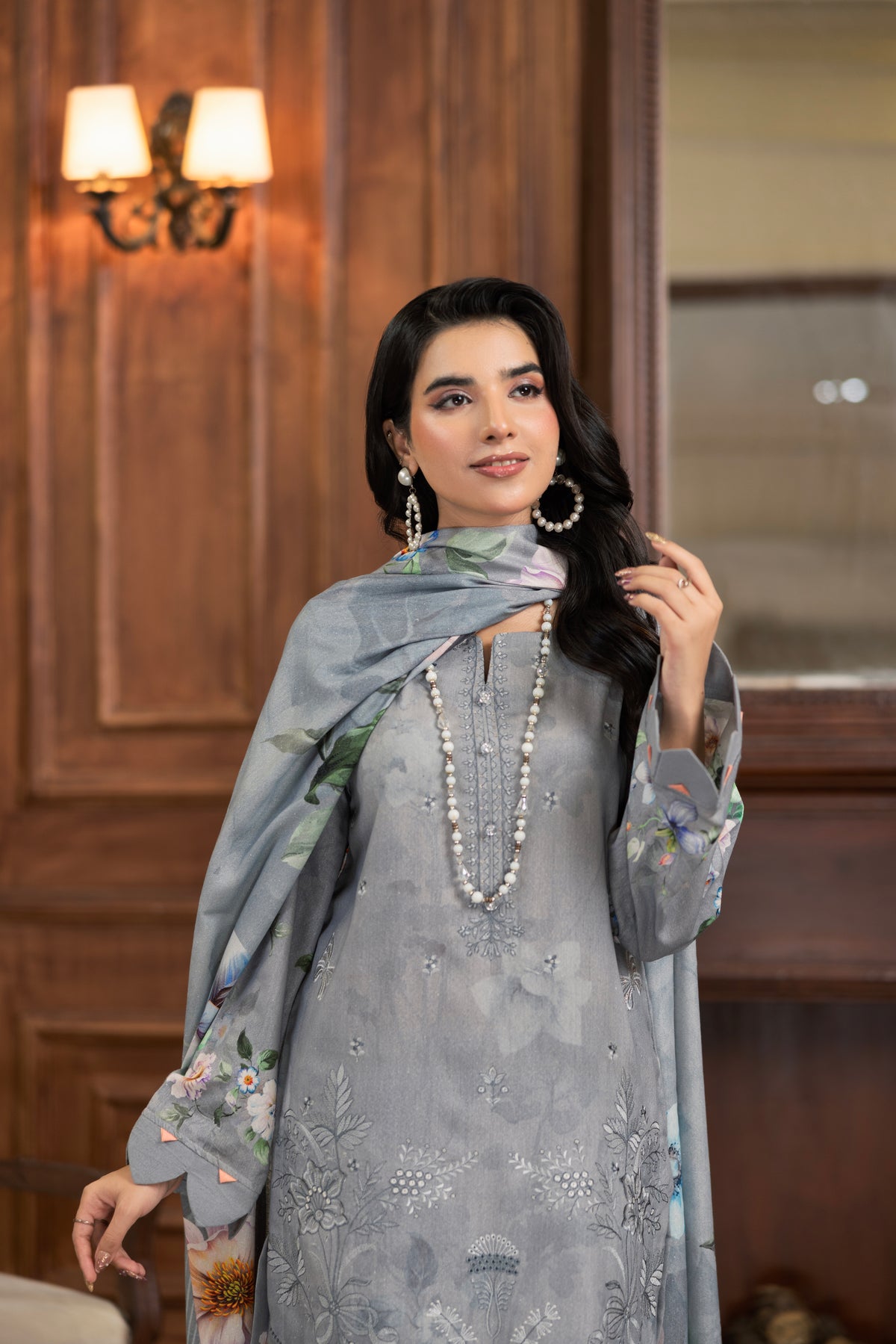 AZURA Karandi Embroidery Vol-05 | 3 Piece Unstitched Karandi Suit