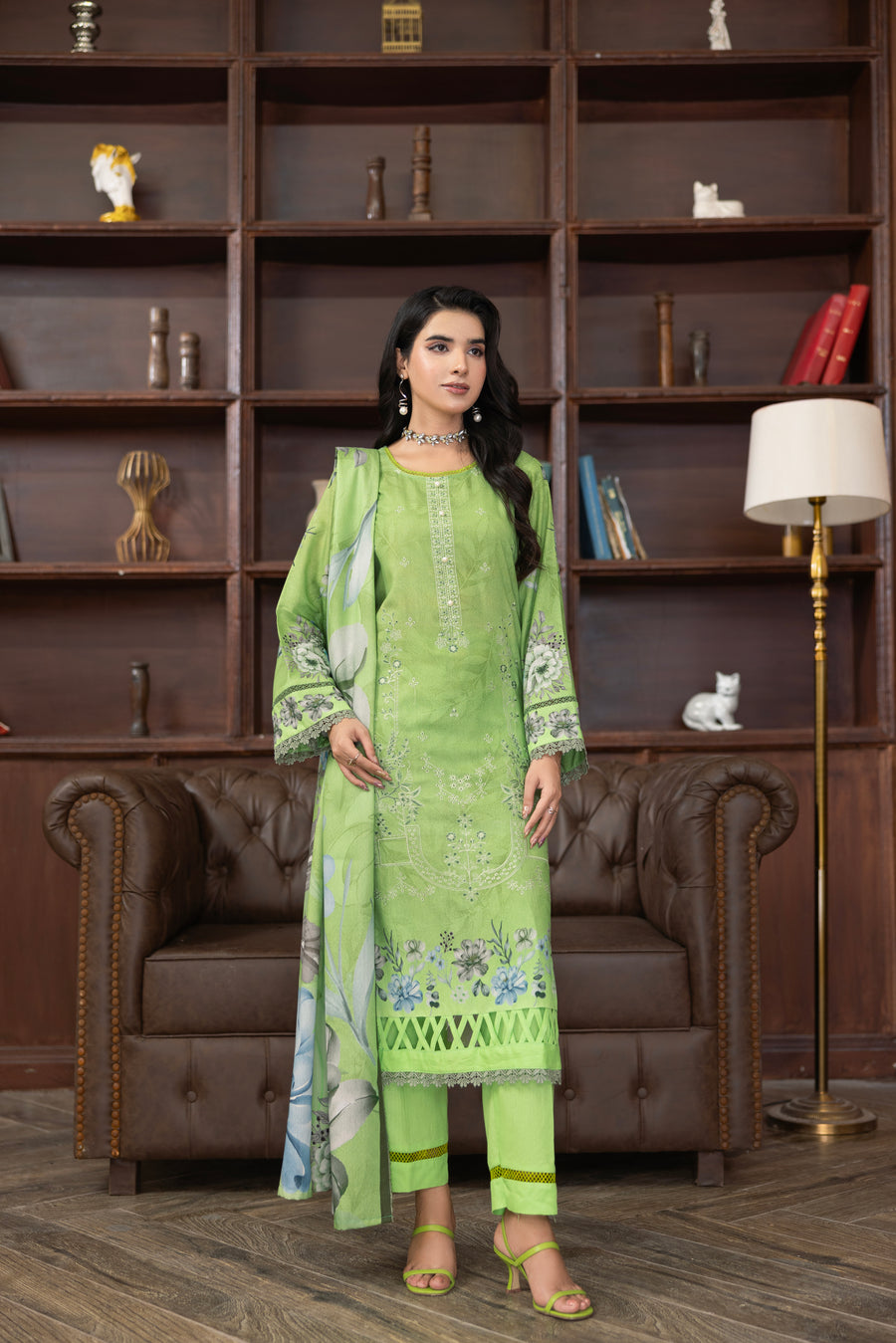 AZURA Karandi Embroidery Vol-05 | 3 Piece Unstitched Karandi Suit