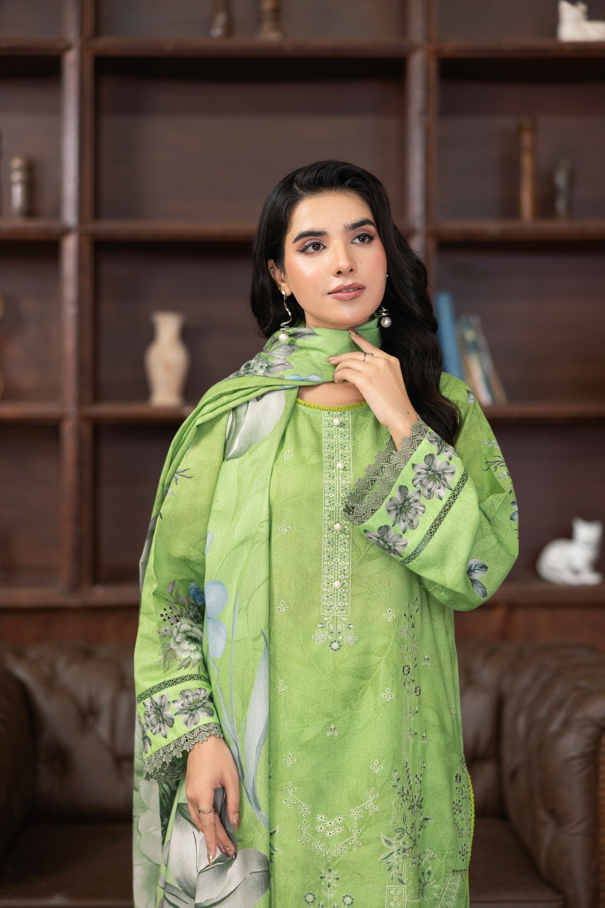 AZURA Karandi Embroidery Vol-05 | 3 Piece Unstitched Karandi Suit