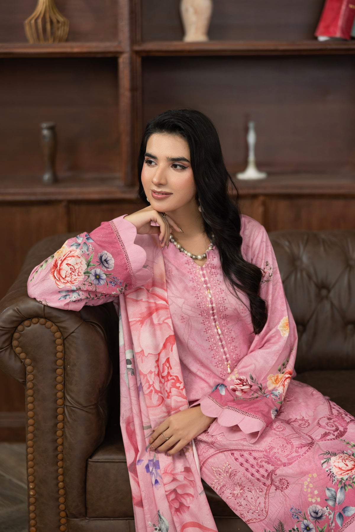 AZURA Karandi Embroidery Vol-05 | 3 Piece Unstitched Karandi Suit