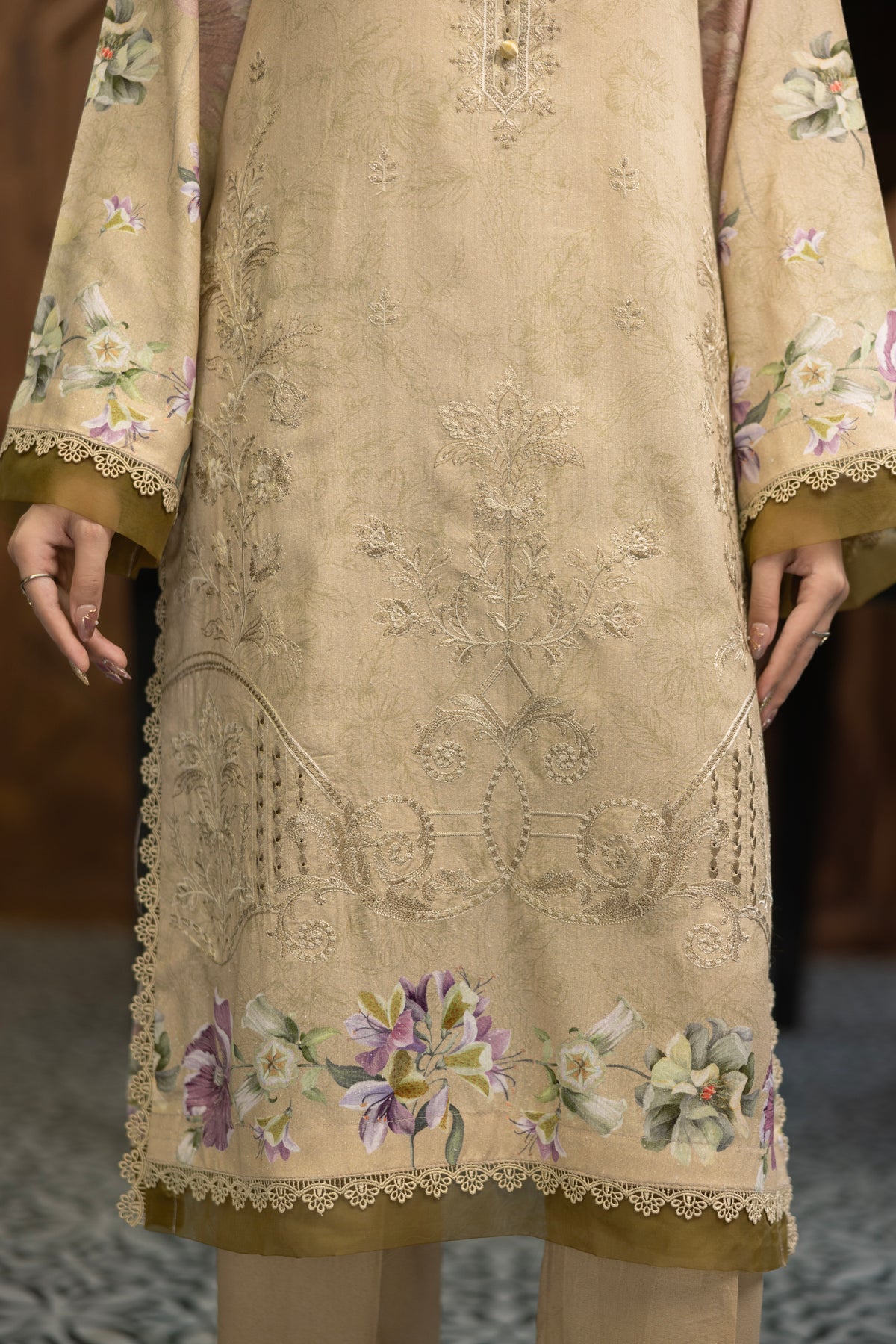 AZURA Karandi Embroidery Vol-05 | 3 Piece Unstitched Karandi Suit