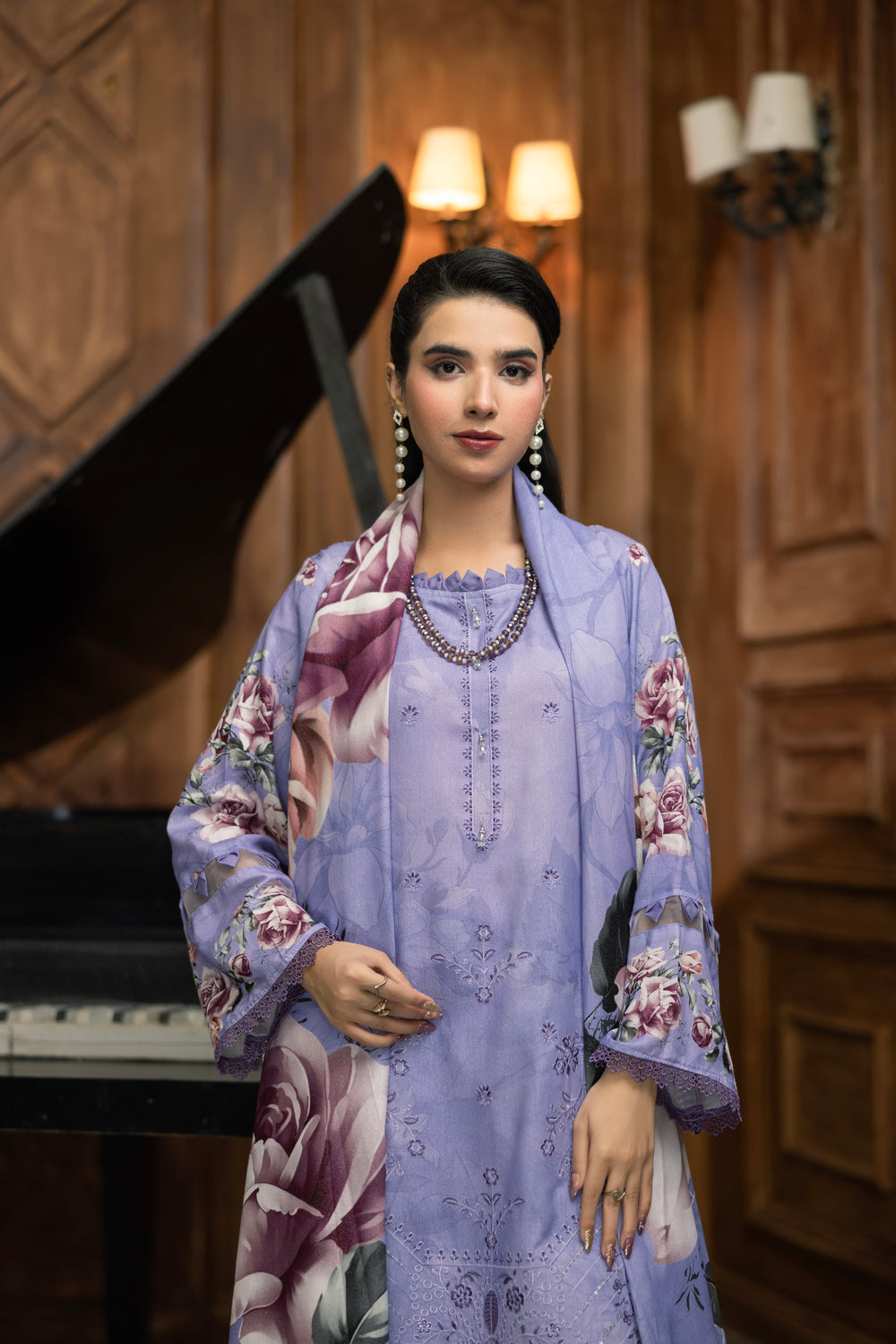 AZURA Karandi Embroidery Vol-05 | 3 Piece Unstitched Karandi Suit