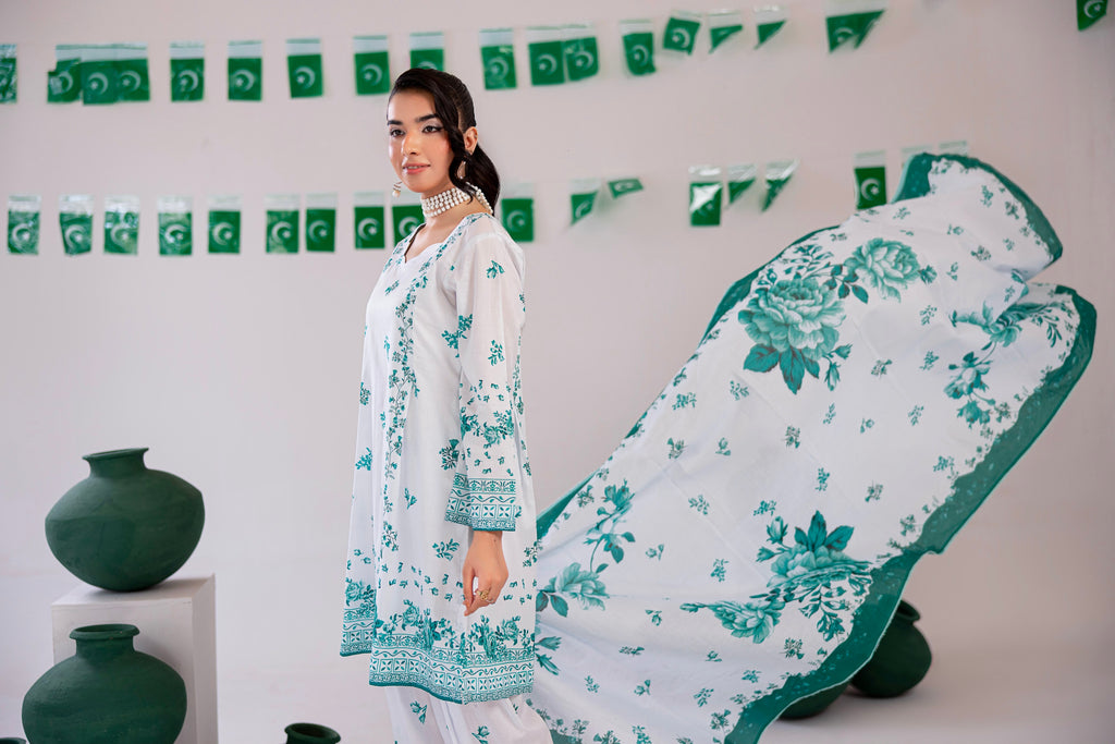 3 PIECE - PRINT LAWN SUIT