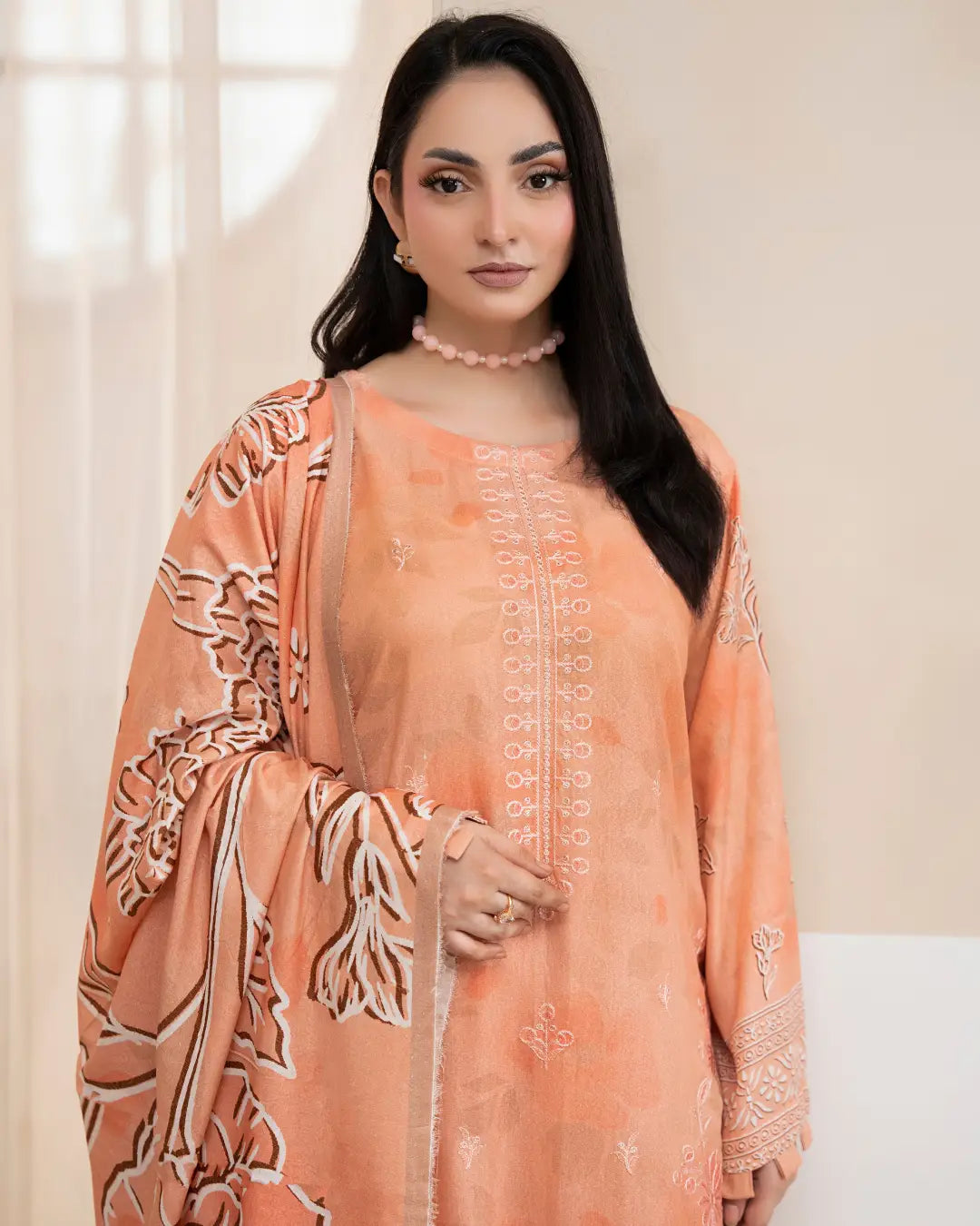 Azura Karandi Embroided 3-Piece