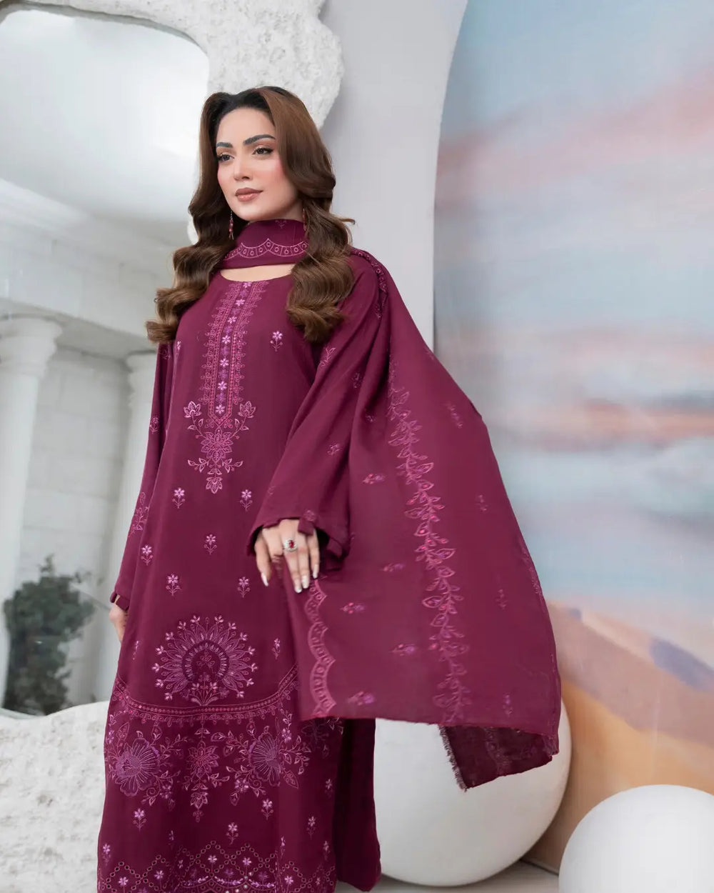 Aura Embroidery 3-Piece