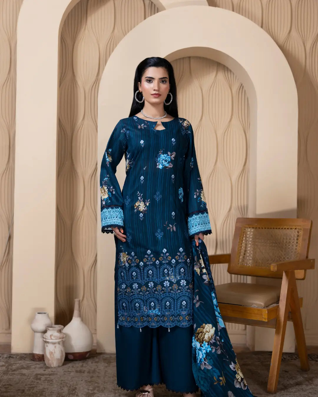 Bin Naeem Royal Cambric 3-Piece