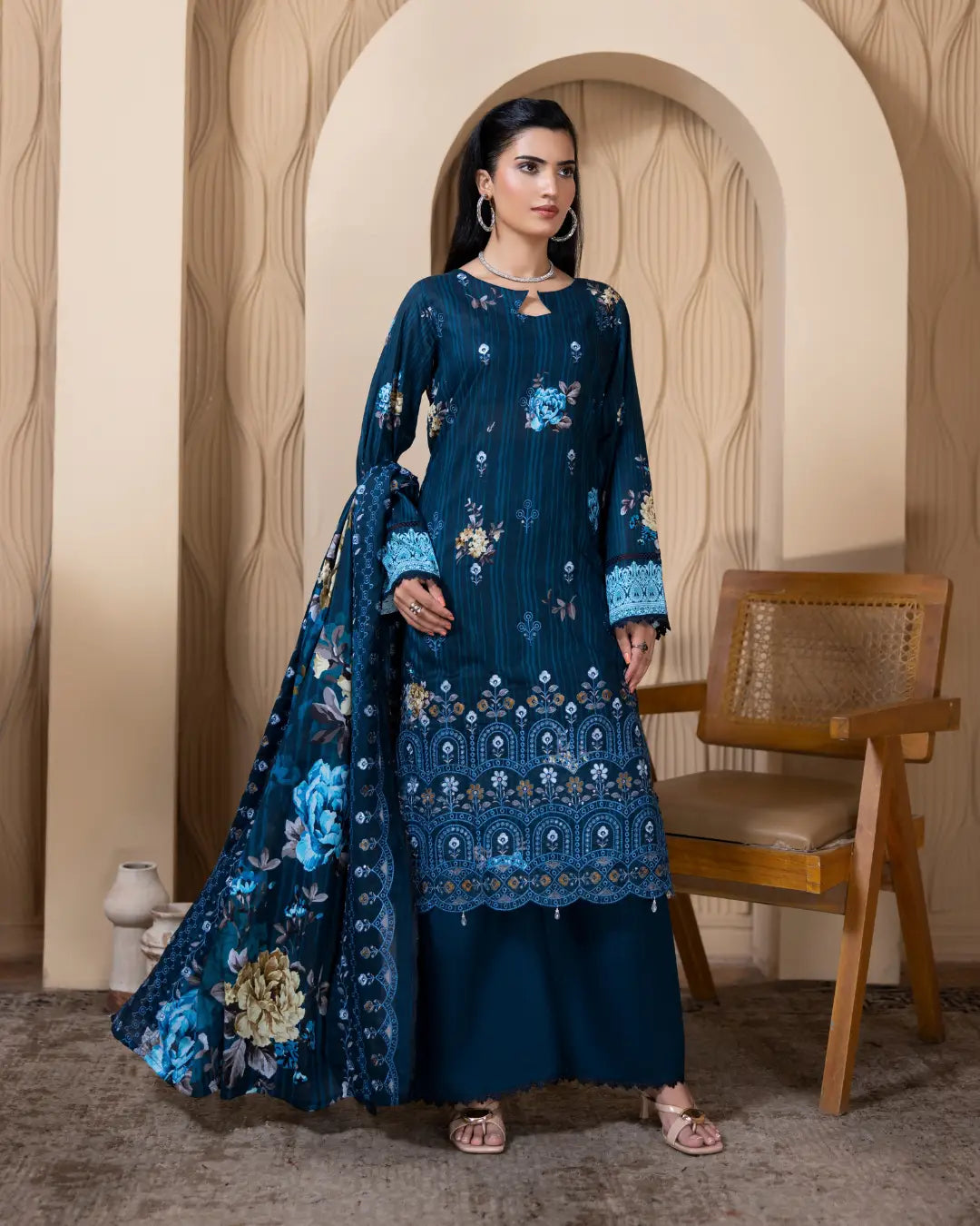 Bin Naeem Royal Cambric 3-Piece