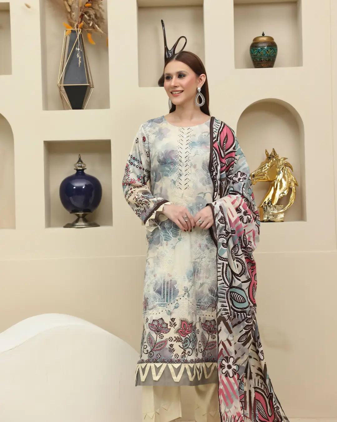 Azura Staple Slub Dora 3-Piece