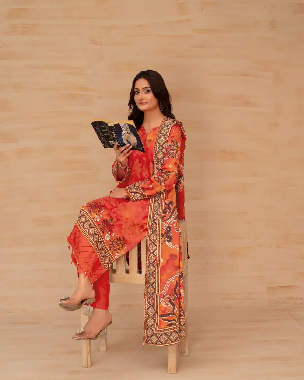 Batik Embroidered 3-Piece