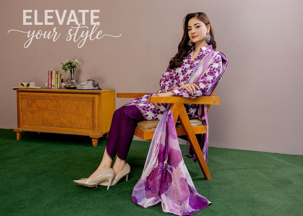 Platinum Print Lawn D-4 BIN NAEEM
