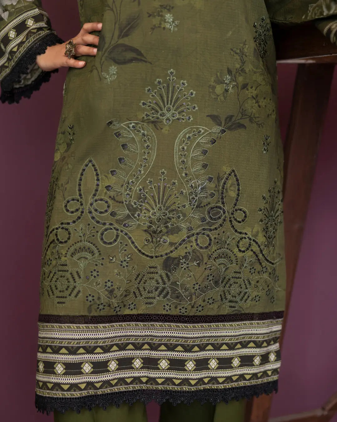 Azura Staple Slub Dora 3-piece