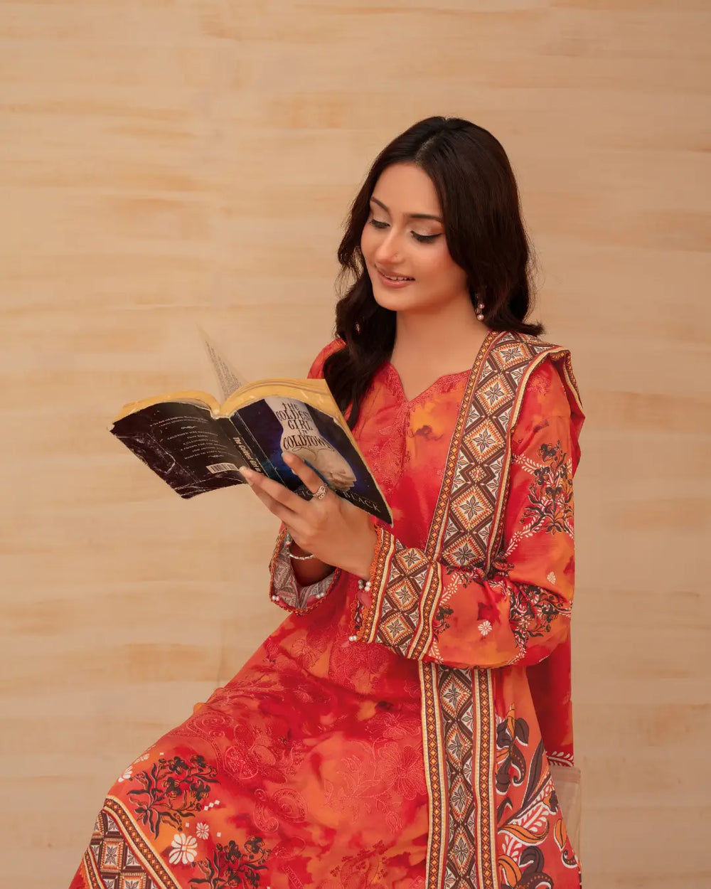 Batik Embroidered 3-Piece