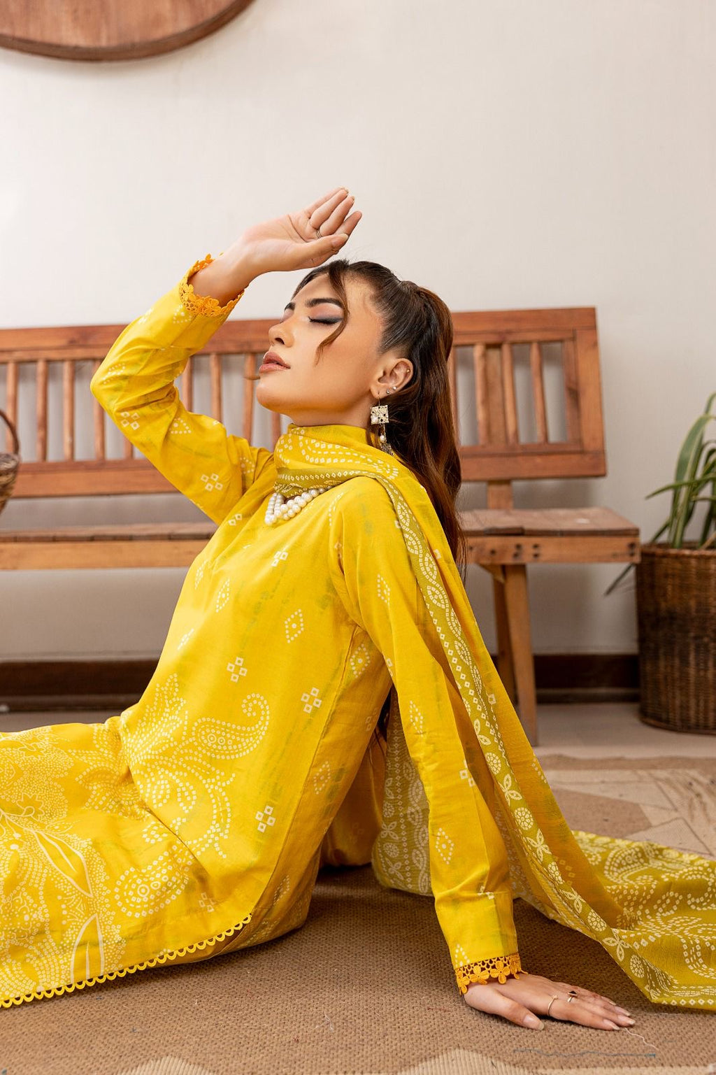 3 PIECE - EMBROIDERED LAWN SUIT