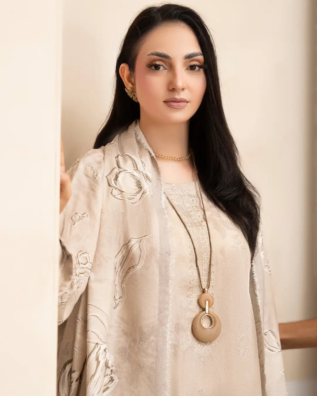 Azura Karandi Embroided 3-Piece