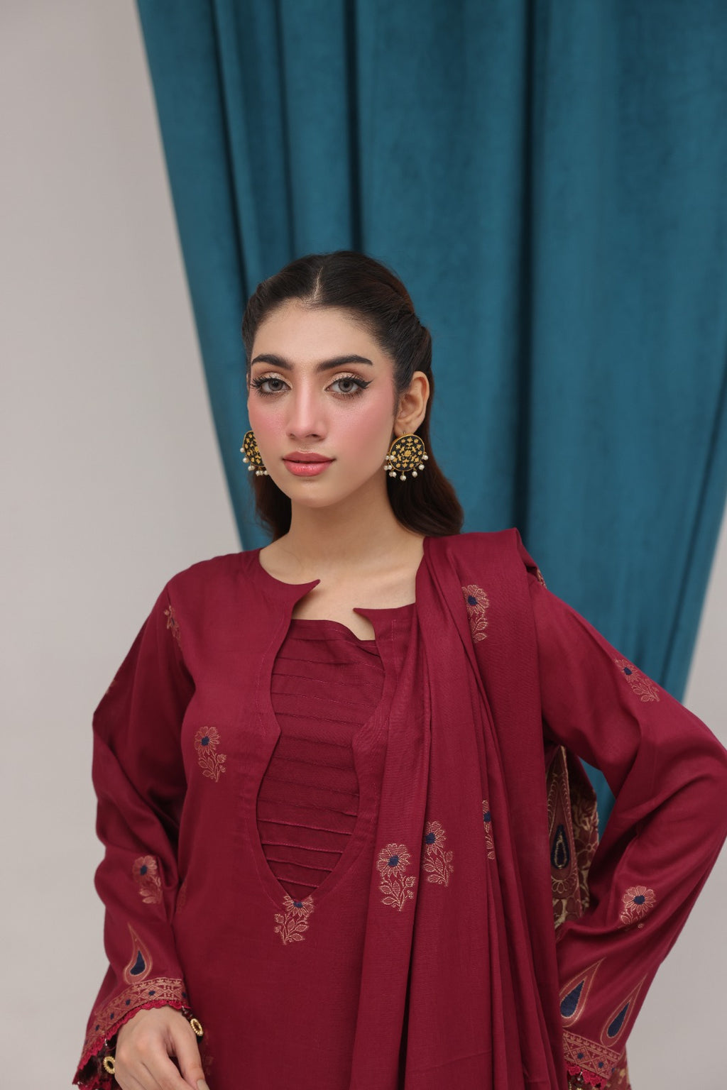 3 PIECE - JACQUARD LAWN SUIT