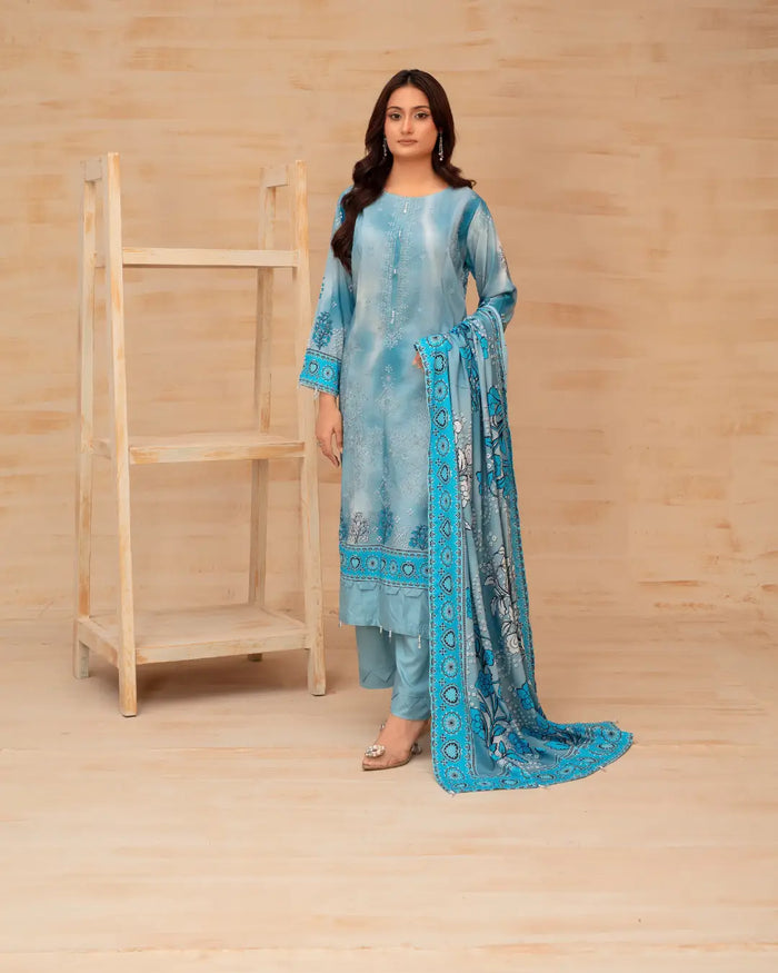 Batik Embroidered 3-Piece