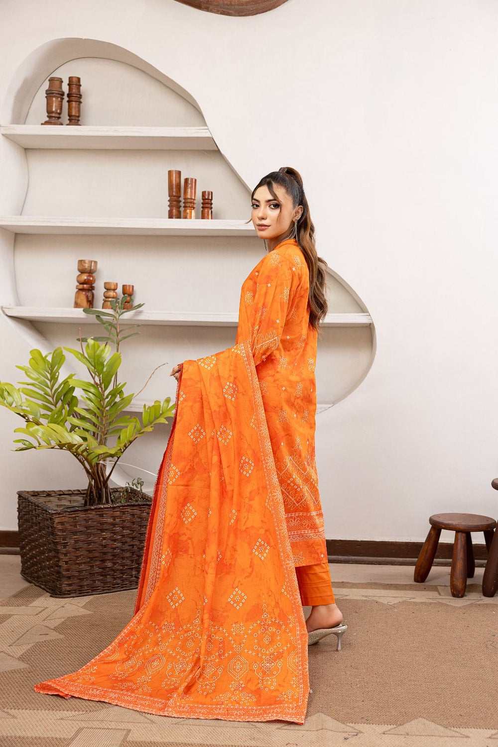 3 PIECE -  Printed LAWN SUIT