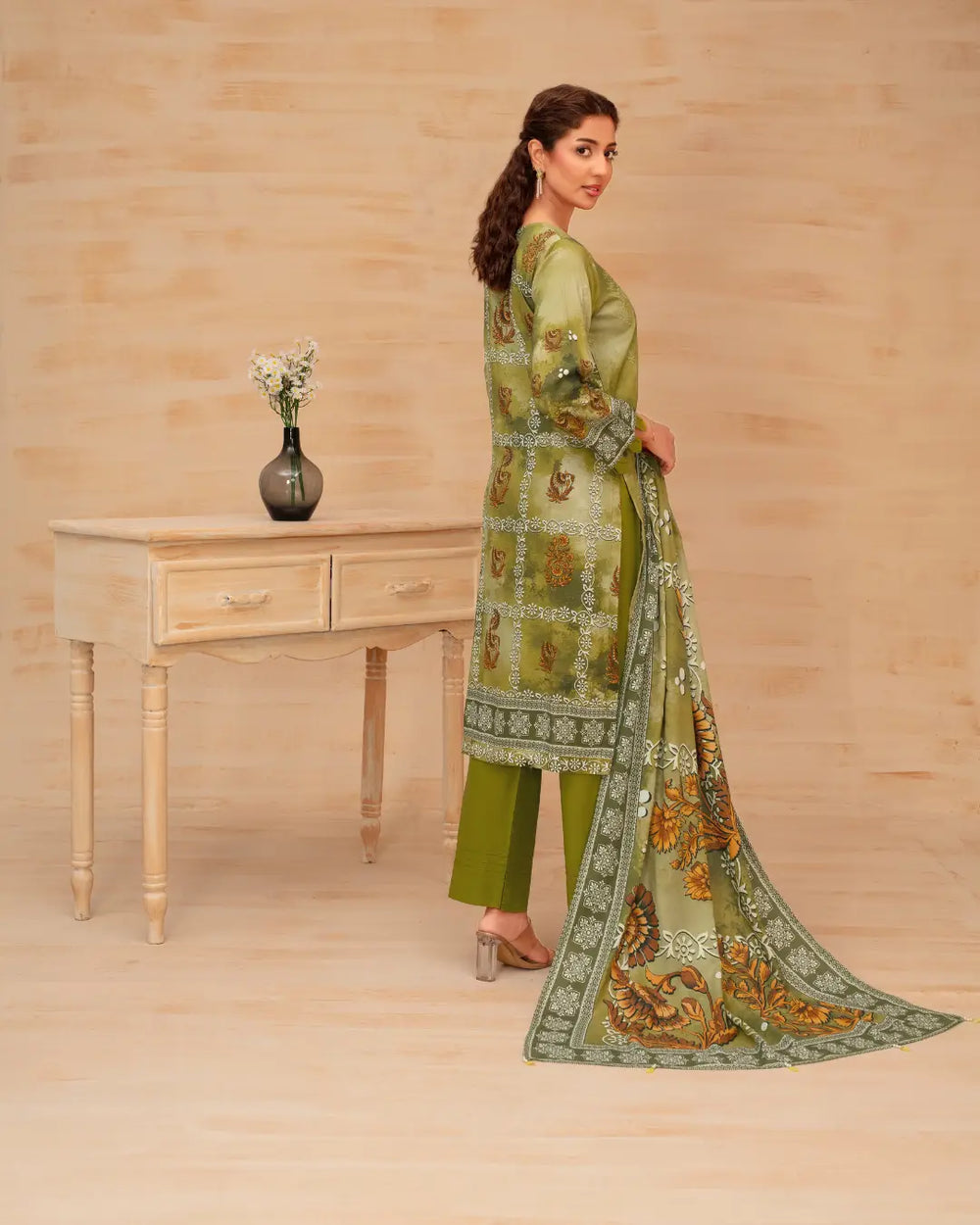 Batik Embroidered 3-Piece