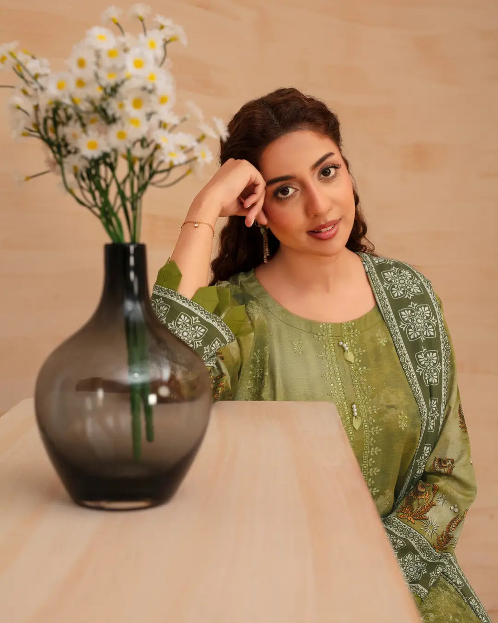 Batik Embroidered 3-Piece