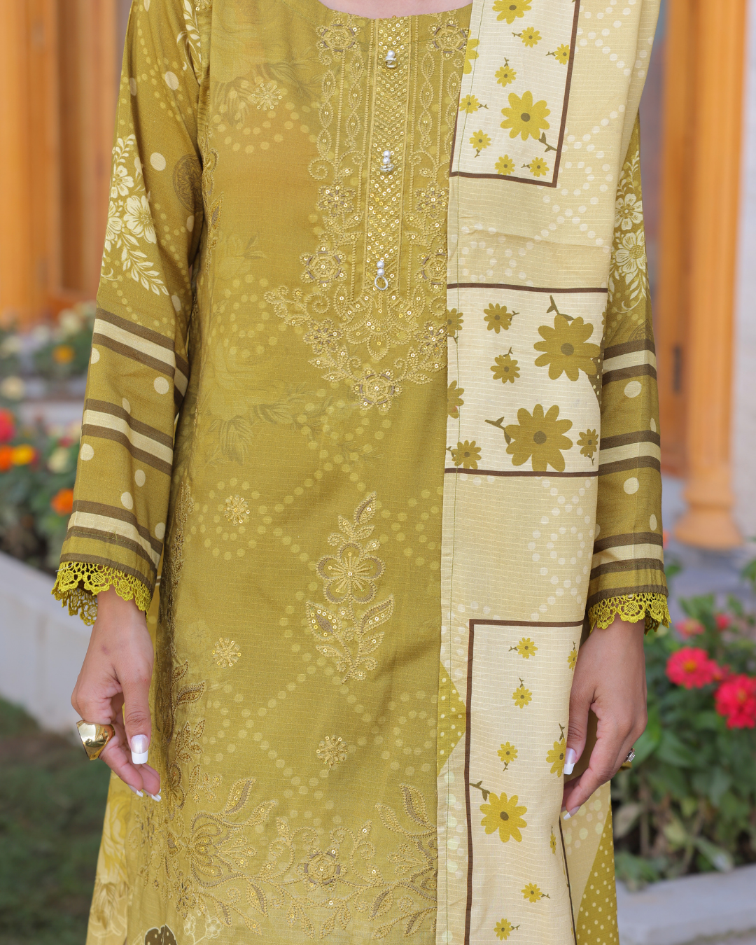 Azura Slub Dora 3-Piece