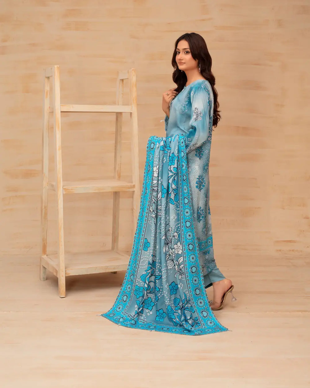 Batik Embroidered 3-Piece