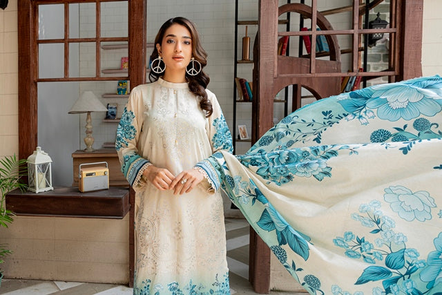 AZURA Karandi Embroidery Vol-06 | 3 Piece Unstitched Karandi Suit