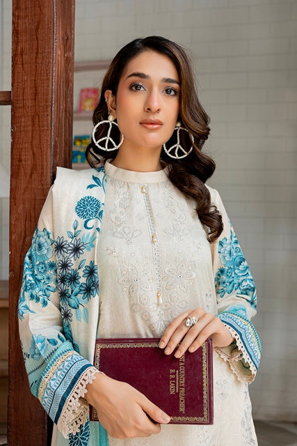 AZURA Karandi Embroidery Vol-06 | 3 Piece Unstitched Karandi Suit