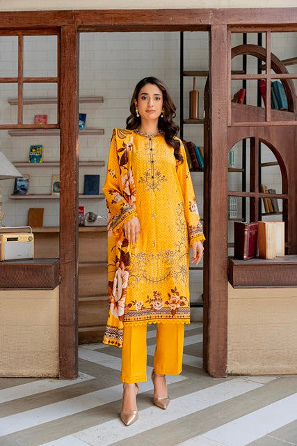 AZURA Karandi Embroidery Vol-06 | 3 Piece Unstitched Karandi Suit