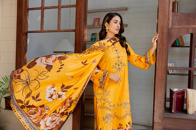 AZURA Karandi Embroidery Vol-06 | 3 Piece Unstitched Karandi Suit
