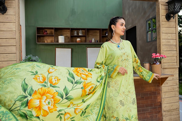 AZURA Karandi Embroidery Vol-06 | 3 Piece Unstitched Karandi Suit