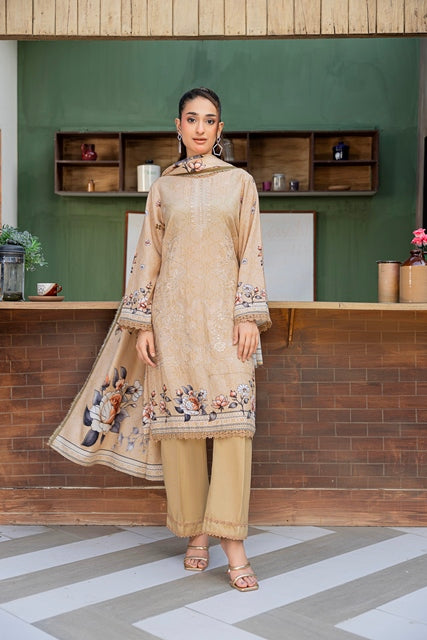 AZURA Karandi Embroidery Vol-06 | 3 Piece Unstitched Karandi Suit