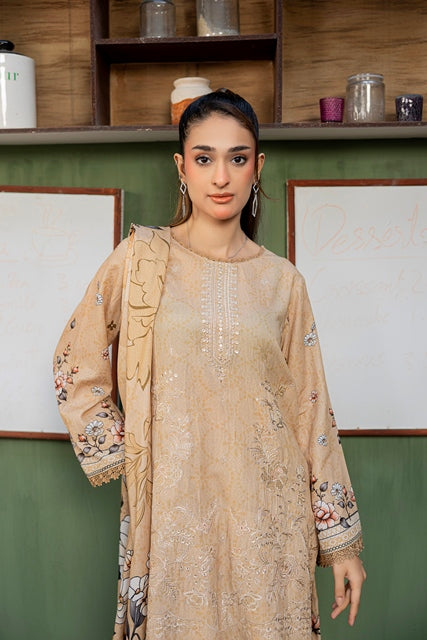 AZURA Karandi Embroidery Vol-06 | 3 Piece Unstitched Karandi Suit