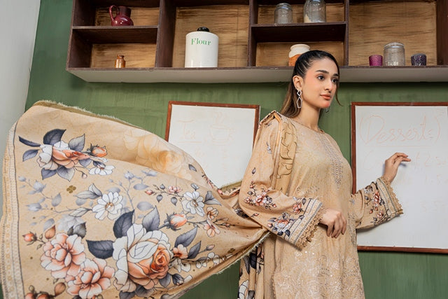 AZURA Karandi Embroidery Vol-06 | 3 Piece Unstitched Karandi Suit