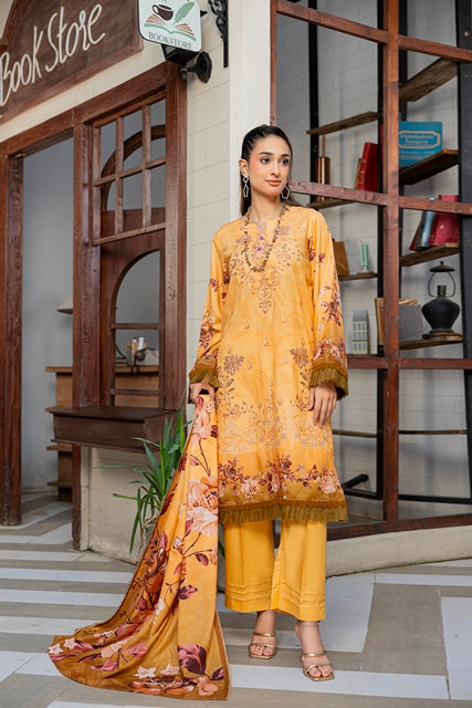 AZURA Karandi Embroidery Vol-06 | 3 Piece Unstitched Karandi Suit