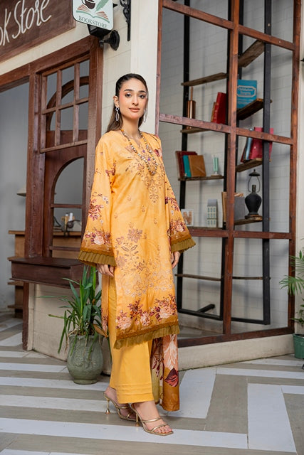 AZURA Karandi Embroidery Vol-06 | 3 Piece Unstitched Karandi Suit