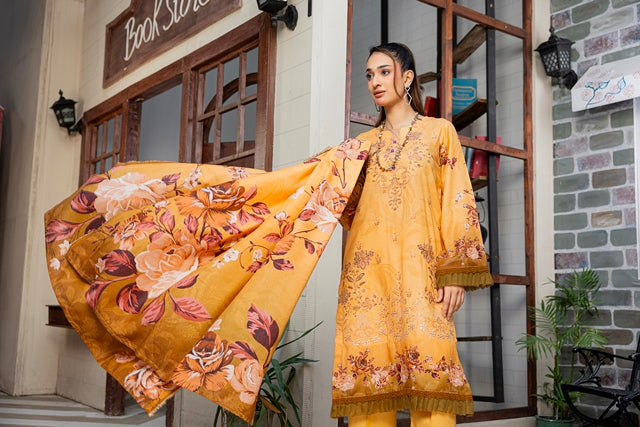 AZURA Karandi Embroidery Vol-06 | 3 Piece Unstitched Karandi Suit