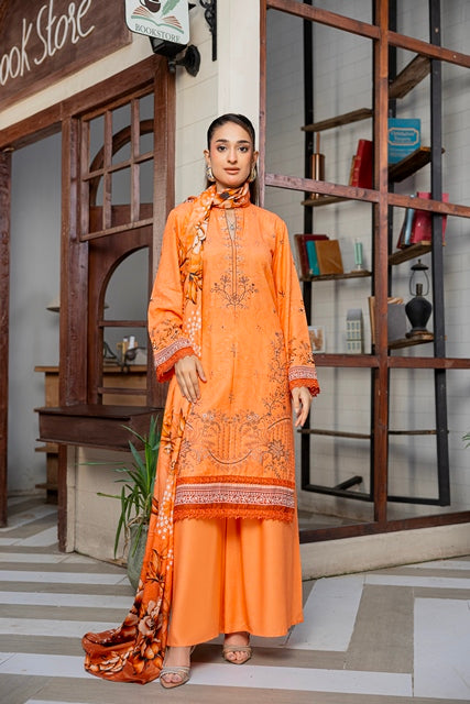 AZURA Karandi Embroidery Vol-06 | 3 Piece Unstitched Karandi Suit