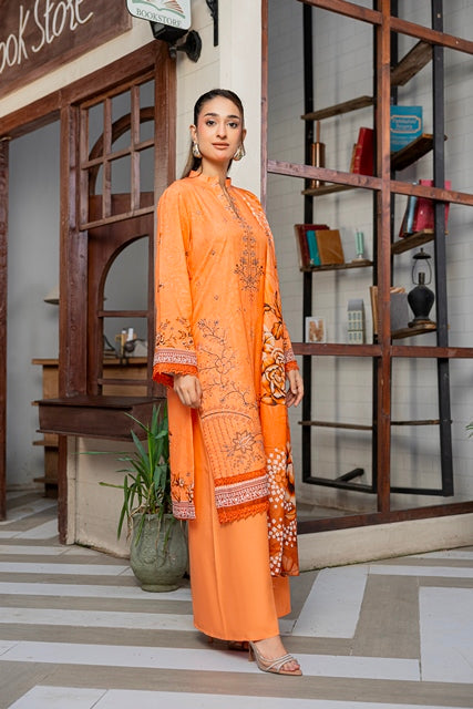 AZURA Karandi Embroidery Vol-06 | 3 Piece Unstitched Karandi Suit