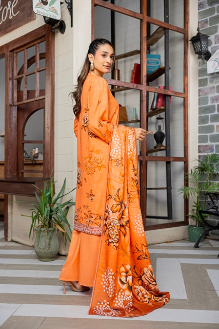 AZURA Karandi Embroidery Vol-06 | 3 Piece Unstitched Karandi Suit